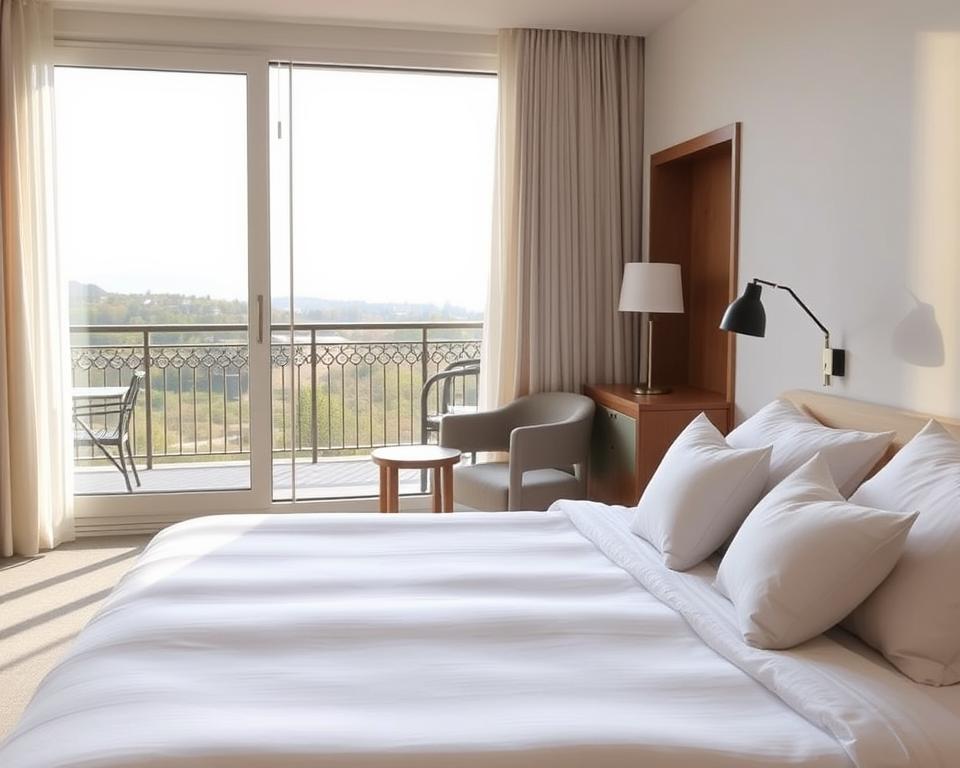 Moderne Zimmer mit Balkon