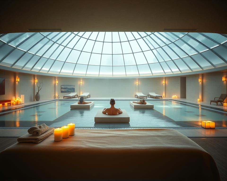 Wellness-Anwendungen im Liquidrom Wellness-Anwendungen im Liquidrom