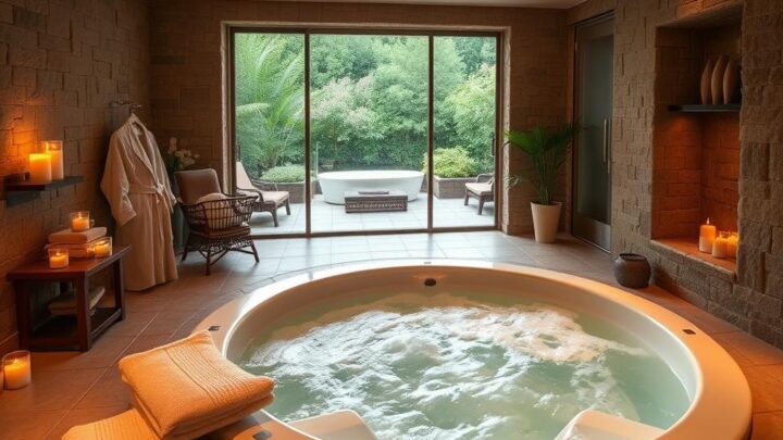 Private Spa Suite mit Whirlpool für entspannte Stunden
