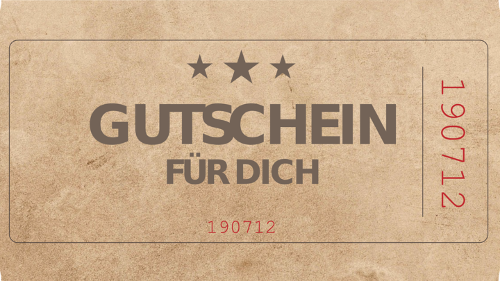 Gutscheine sind als Geschenke besonders beliebt