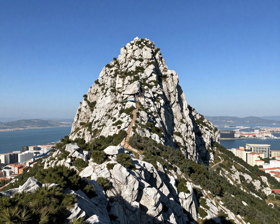 Rock of Gibraltar Panorama